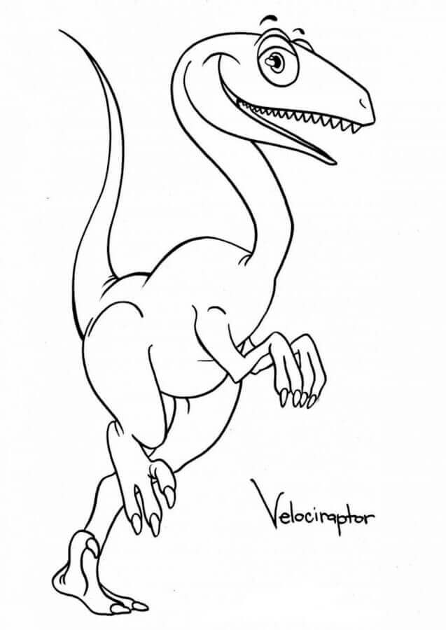 Velociraptor (4) Boyama Sayfası