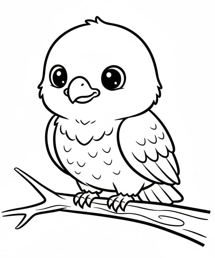 Yazdır Kartal Boyama Sayfası