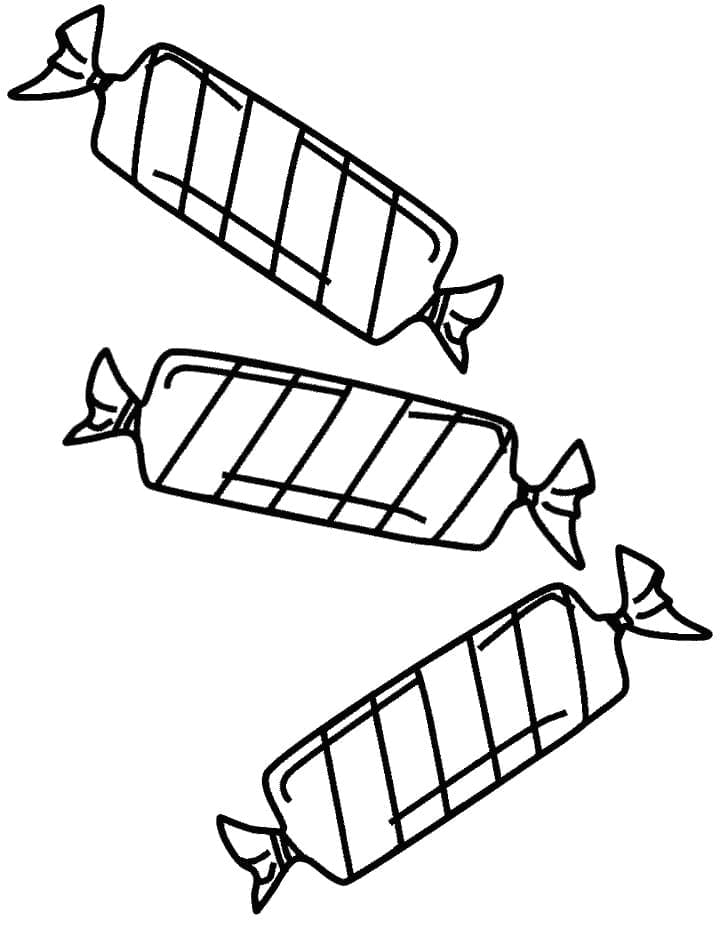 Yazdırılabilir Bedava Şeker Boyama Sayfası