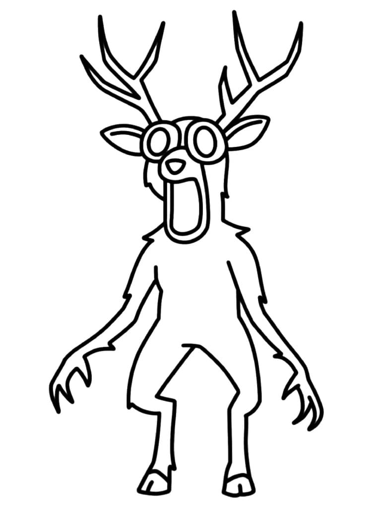 Yazdırılabilir Ormanda 99 Gece Boyama Sayfası