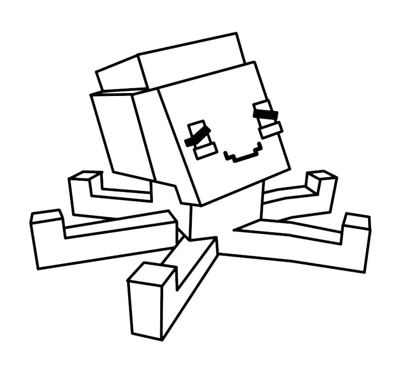 Ahtapot Grow a Garden Boyama Sayfası