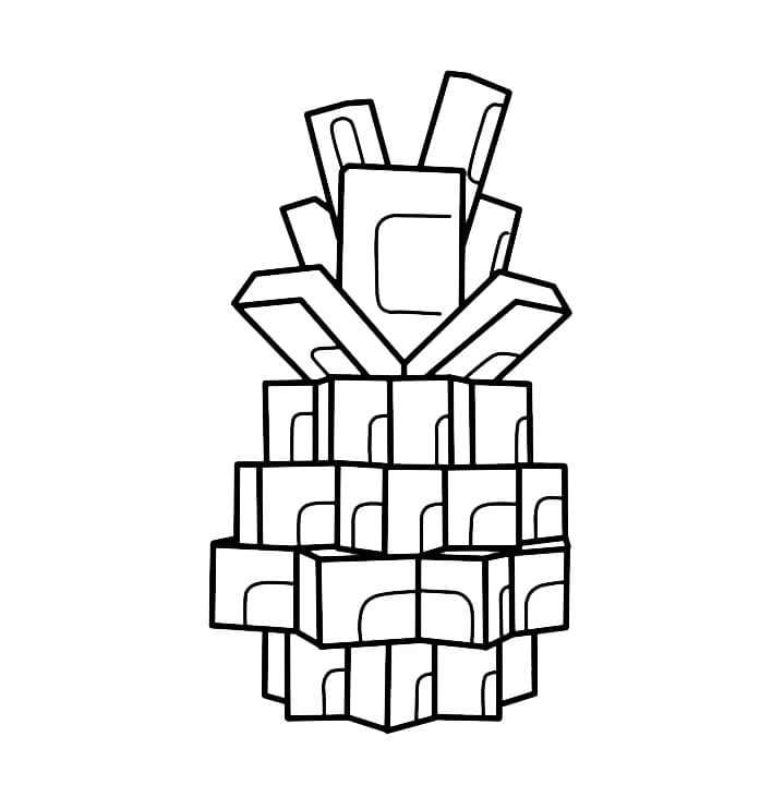 Ananas Grow a Garden Boyama Sayfası