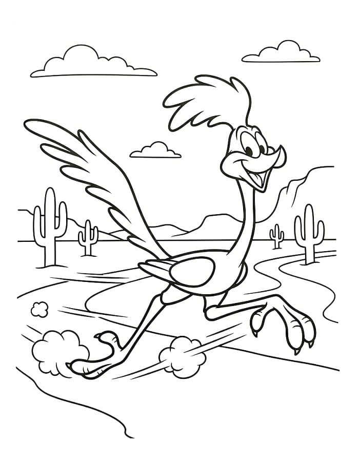 Basit Looney Tunes Boyama Sayfası