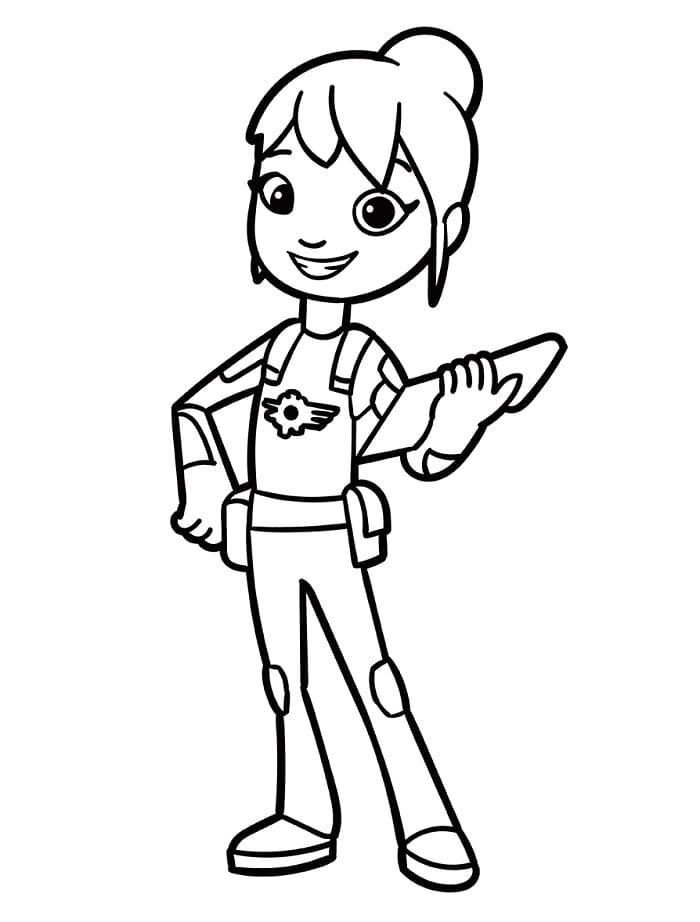 Blaze ve Yol Canavarları görseli Boyama Sayfası