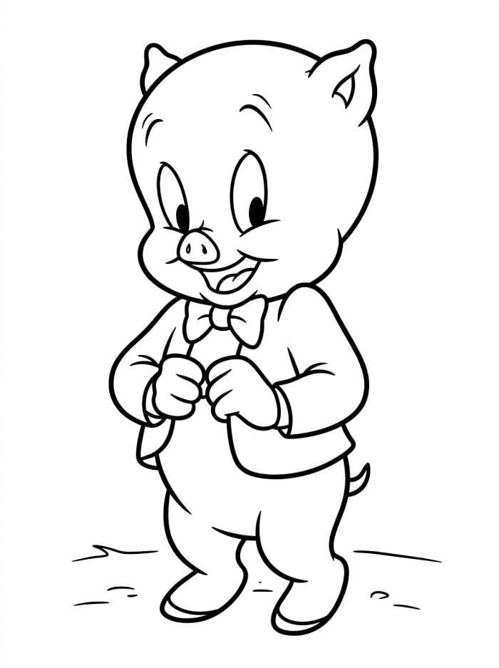 Çizgi Looney Tunes Boyama Sayfası