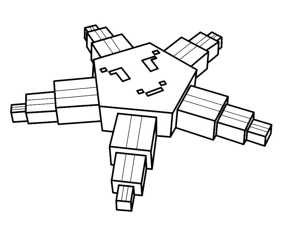 Deniz Yıldızı Grow a Garden Boyama Sayfası