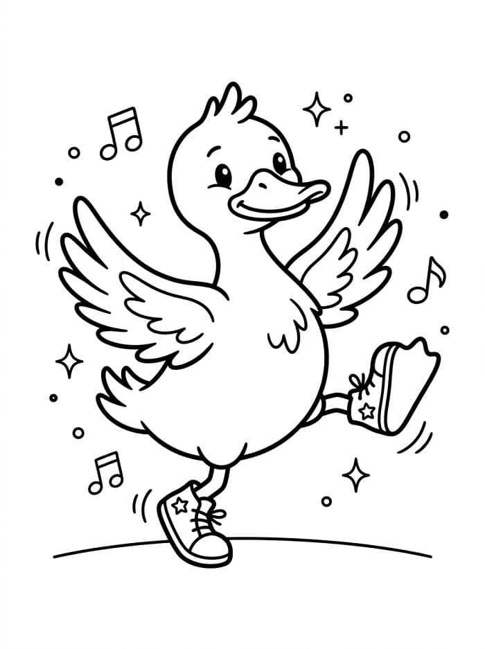 Dost Ördek Boyama Sayfası