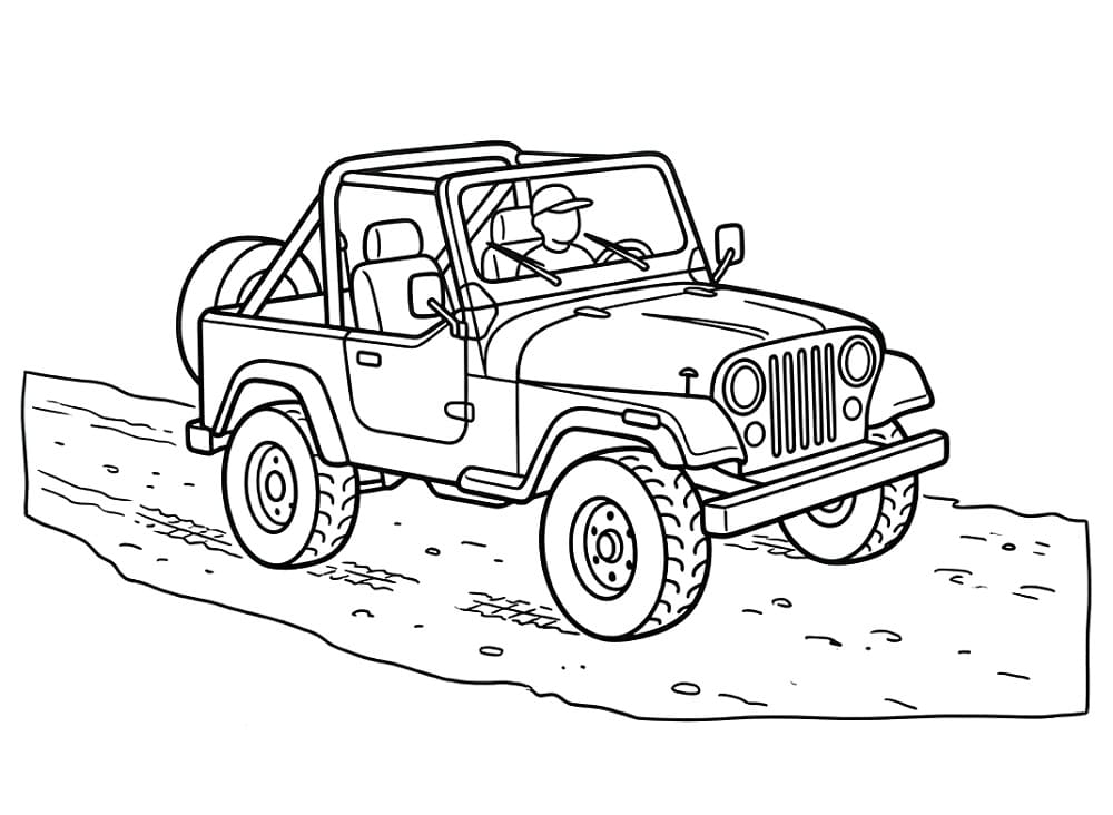 Jeep Boyama Sayfaları