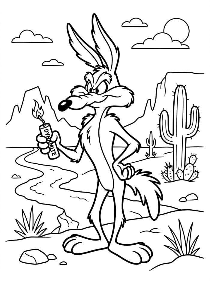 Harika Looney Tunes Boyama Sayfası