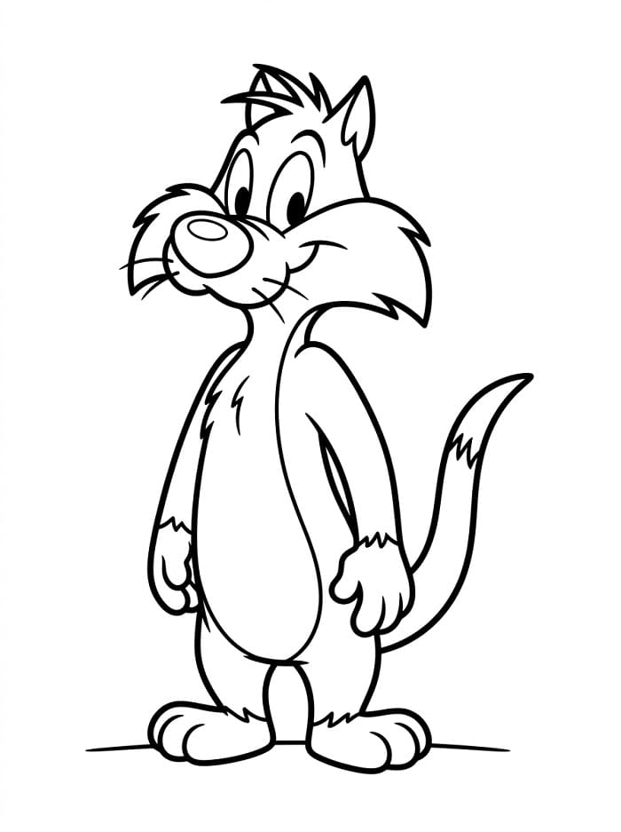 Havalı Looney Tunes Boyama Sayfası