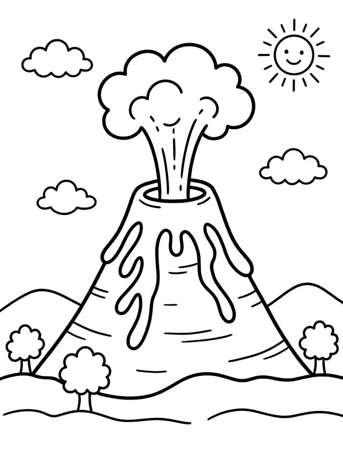 Hediye Volkan Boyama Sayfası