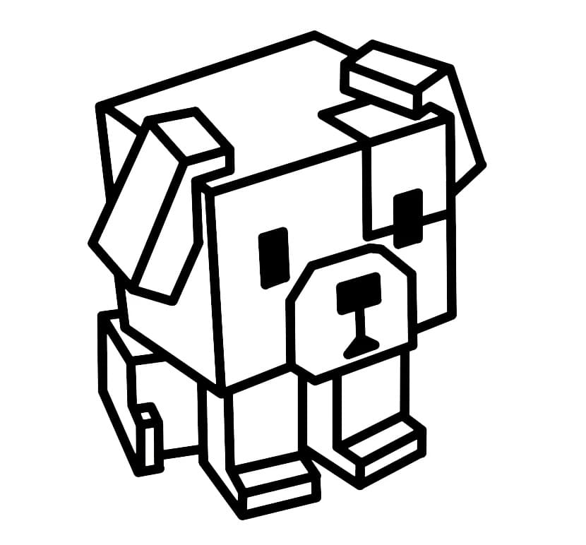 Köpek Grow a Garden Boyama Sayfası