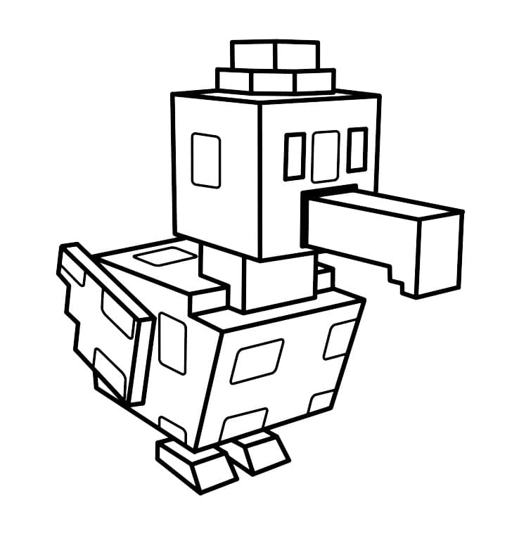 Kuş Grow a Garden Boyama Sayfası