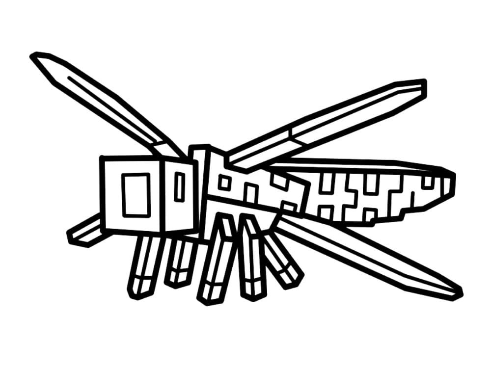 Libellula Grow a Garden Boyama Sayfası