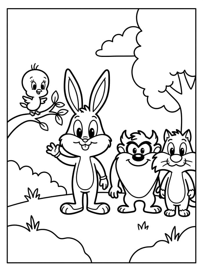 Looney Tunes’ten Karakter Boyama Sayfası