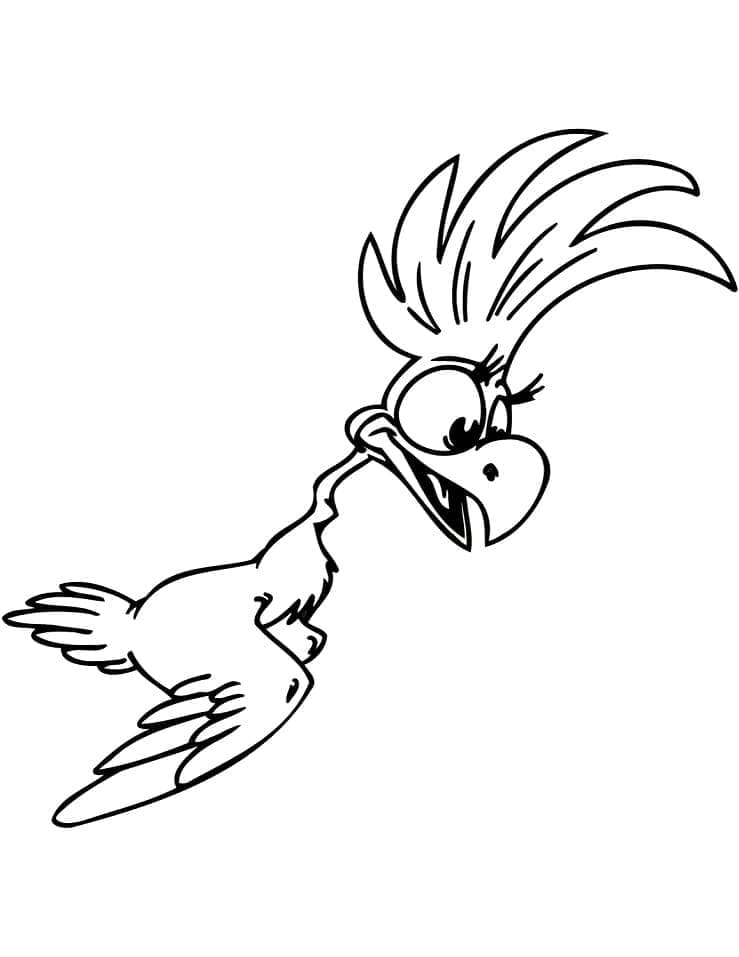 Papağan 4 Yaş Çocuklar İçin Boyama Sayfası