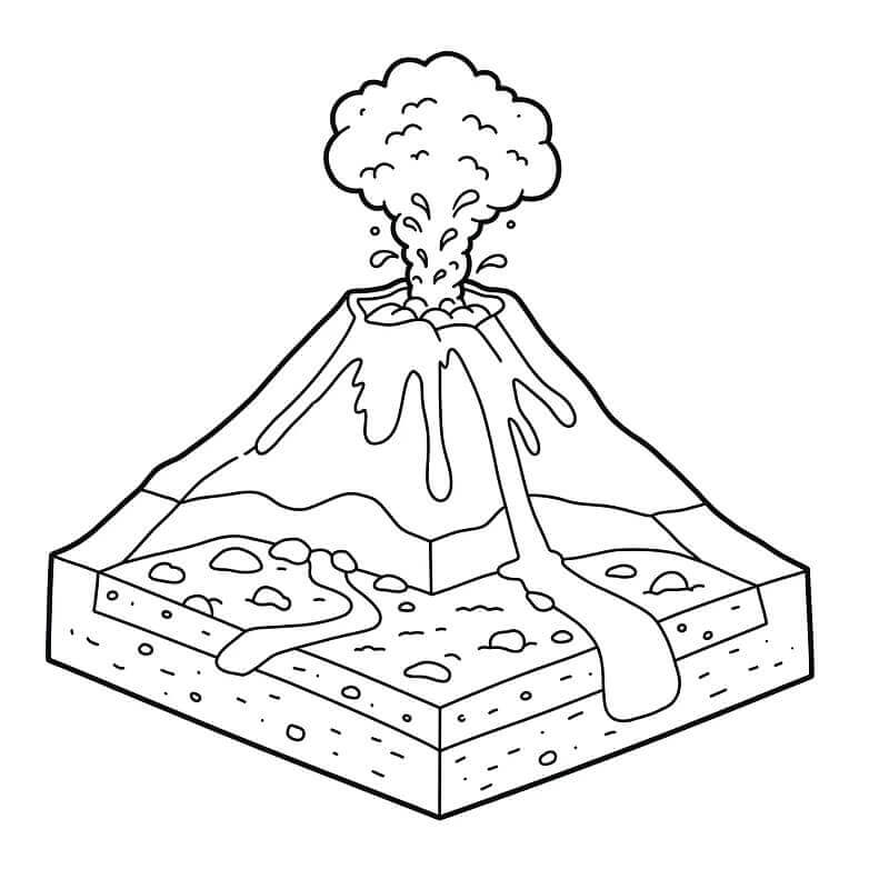 Volkan 5 Yaş Çocuklar İçin Boyama Sayfası