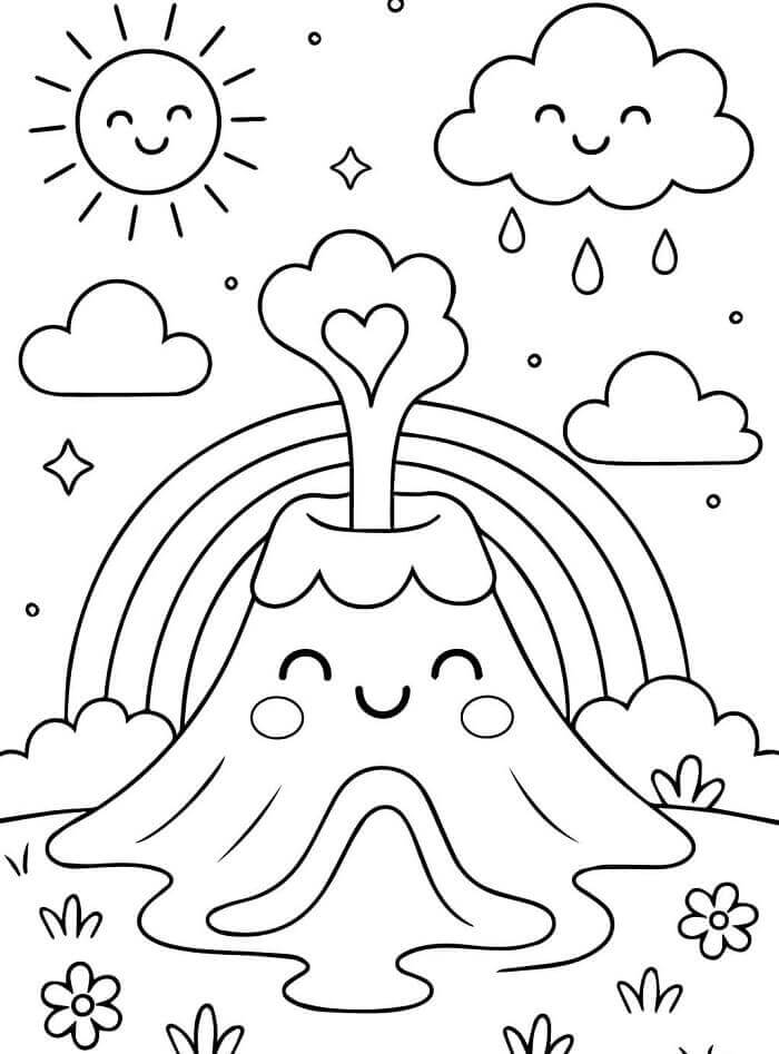 Volkan Resmi Boyama Sayfası