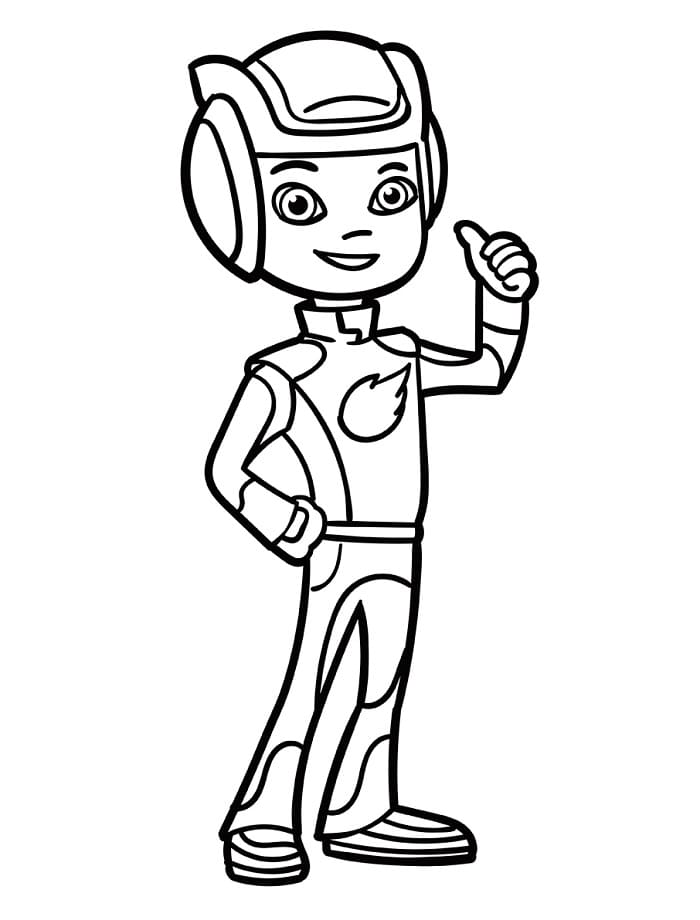 Yazdırılabilir Blaze ve Yol Canavarları görseli Boyama Sayfası