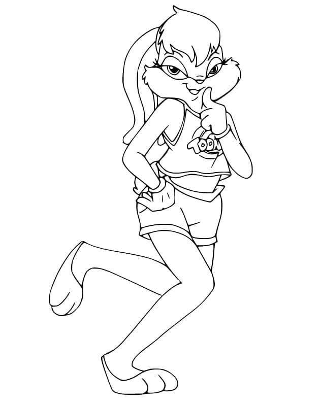Yazdırılabilir Looney Tunes Resim Boyama Sayfası