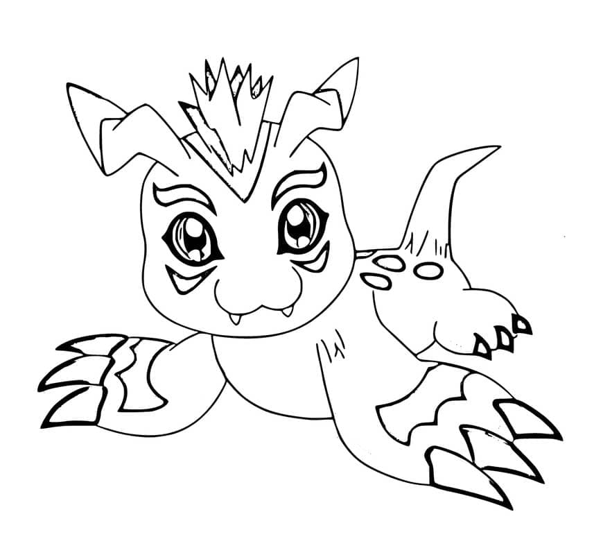Digimon’da Gomamon Boyama Sayfası