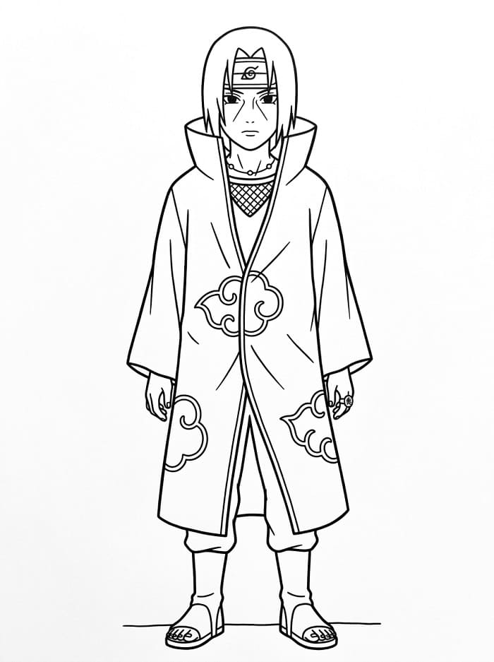 Anime Itachi Boyama Sayfası