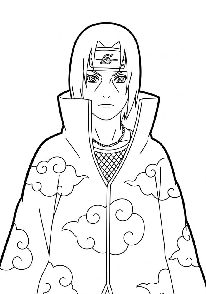 Anime Naruto Itachi Boyama Sayfası