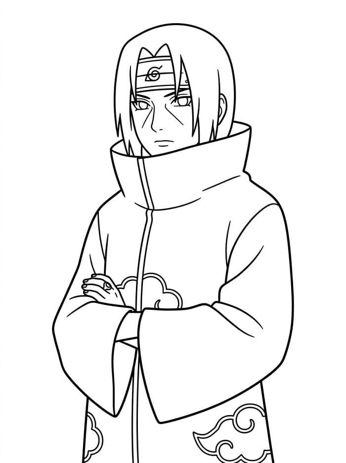 Basit Itachi Boyama Sayfası