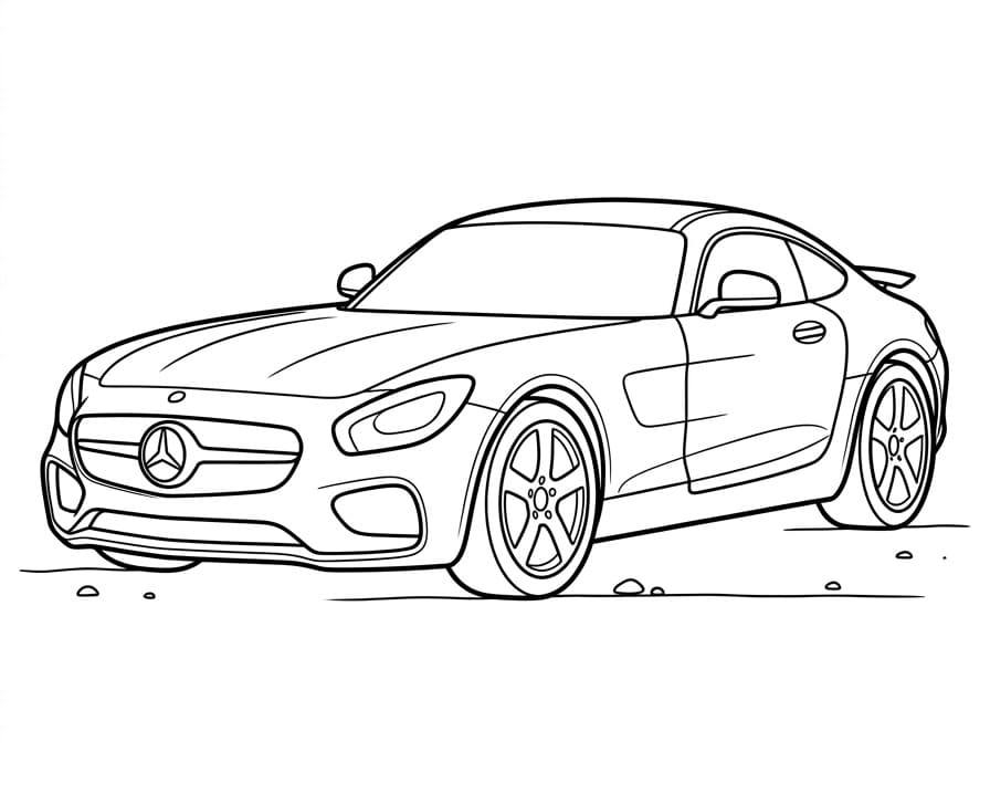 Mercedes Boyama Sayfaları