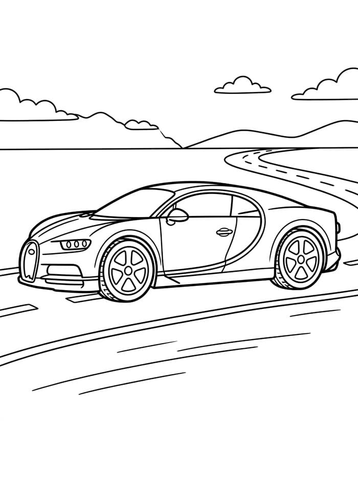 Bugatti Bedava Boyama Sayfası