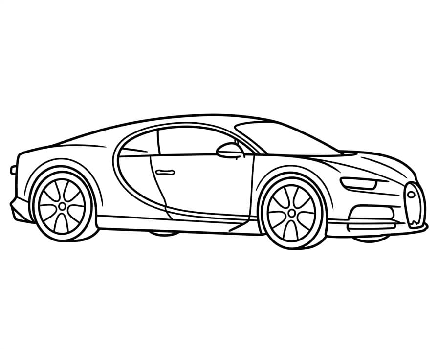 Bugatti Resmi Boyama Sayfası