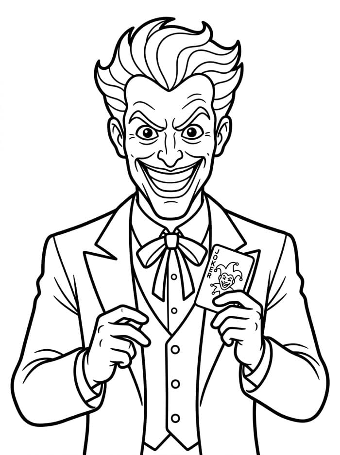 DC Joker Boyama Sayfası