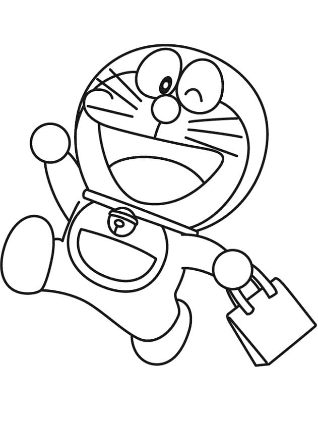 Doraemon 1 Boyama Sayfası