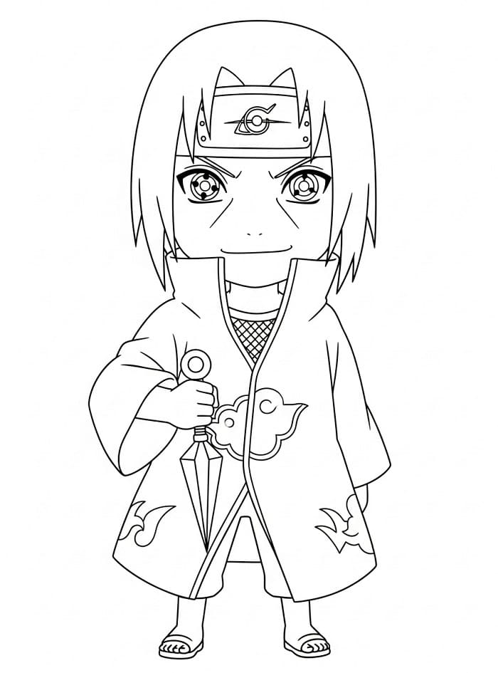 Güzel Itachi Boyama Sayfası