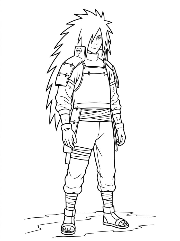 Havalı Madara Boyama Sayfası