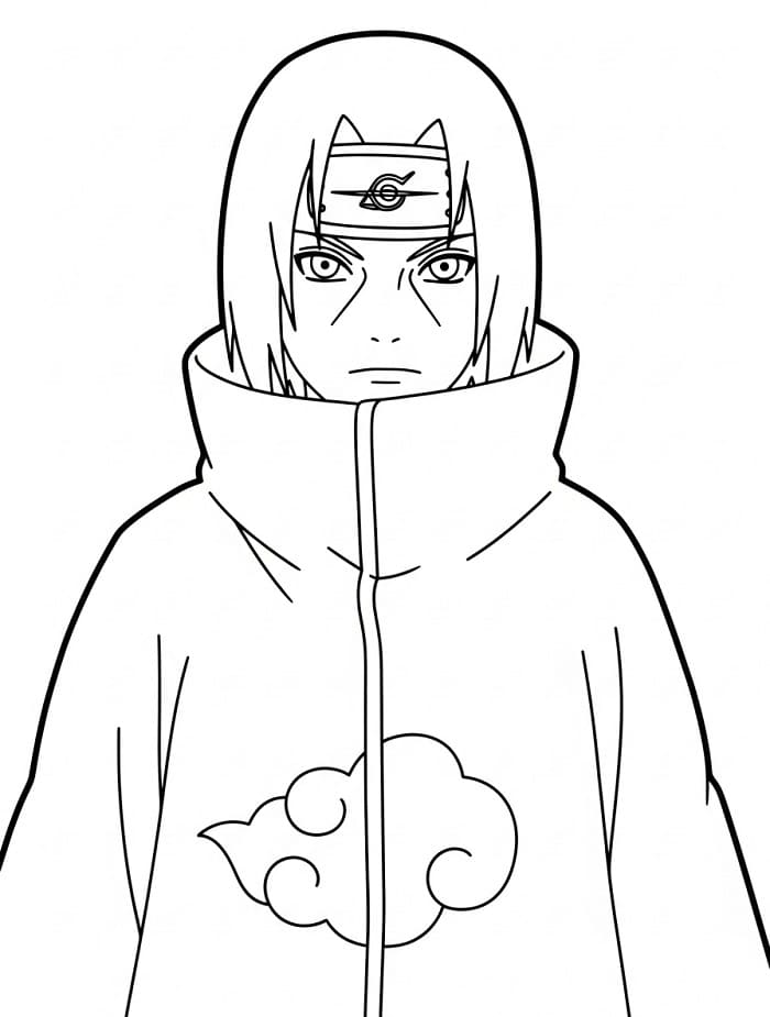 Hediye Itachi Boyama Sayfası