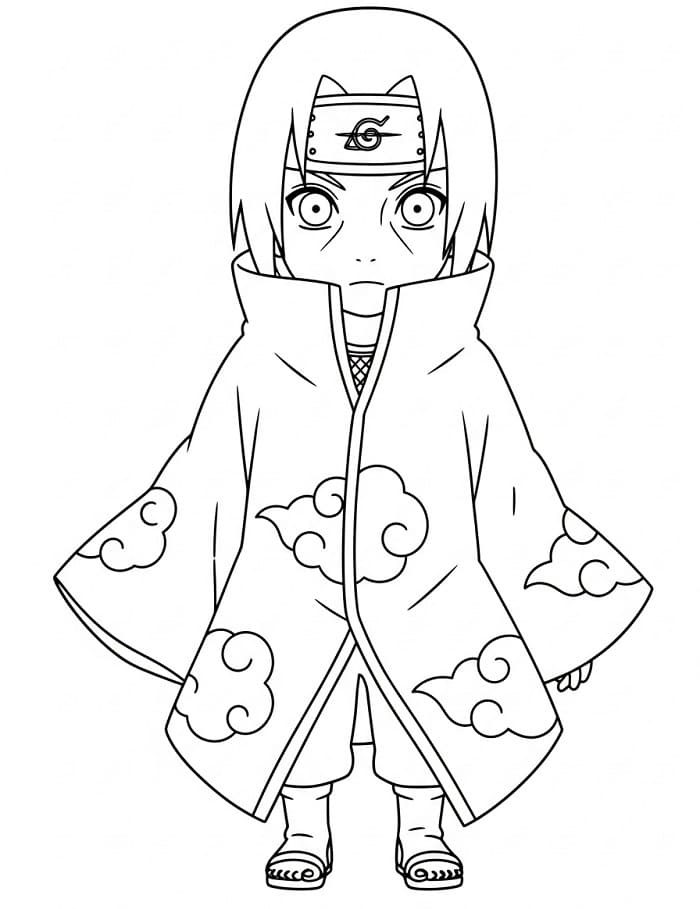 Itachi Bedava Boyama Sayfası