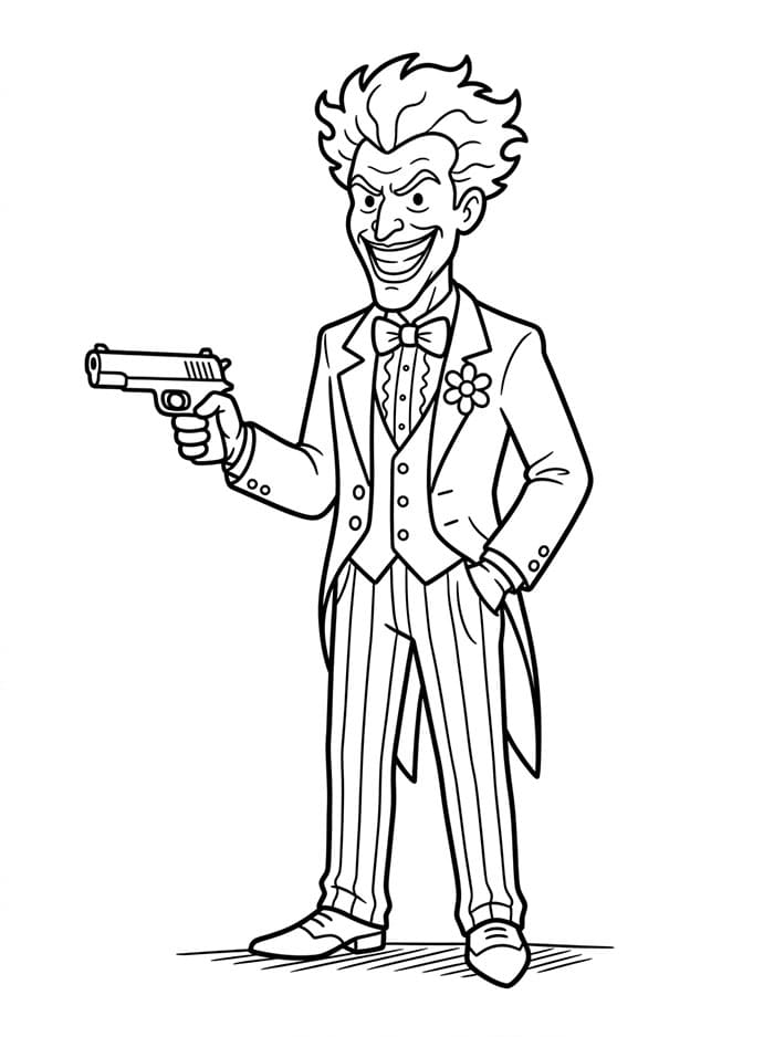 Joker Bedava Boyama Sayfası