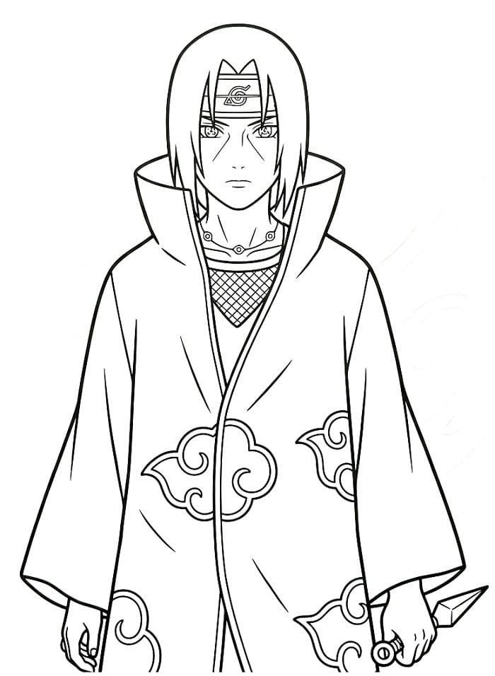 Uchiha Itachi Boyama Sayfaları