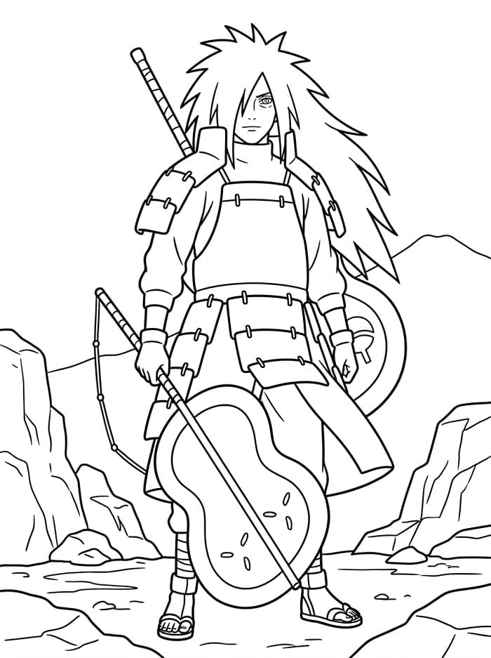 Muhteşem Madara Boyama Sayfası