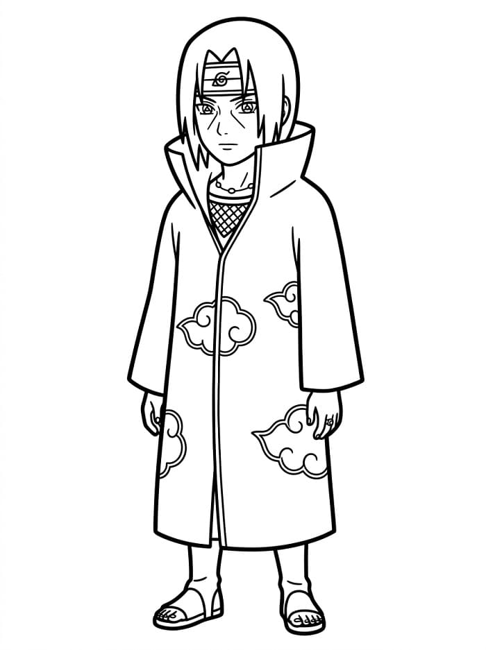 Naruto’da Itachi Boyama Sayfası