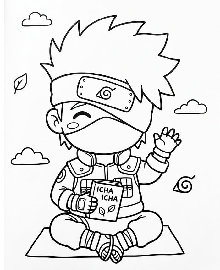 Naruto’da Kakashi Boyama Sayfası