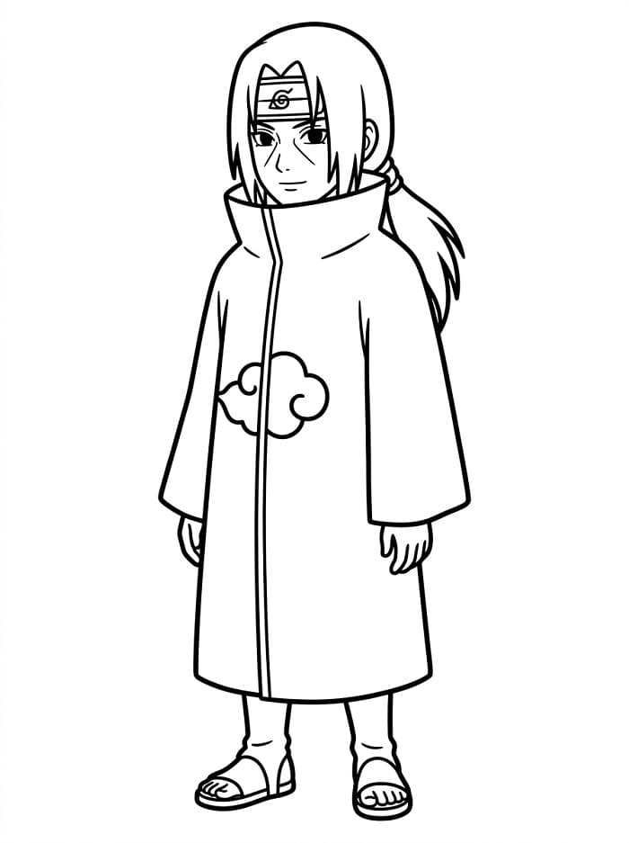 Naruto’dan Itachi Boyama Sayfası
