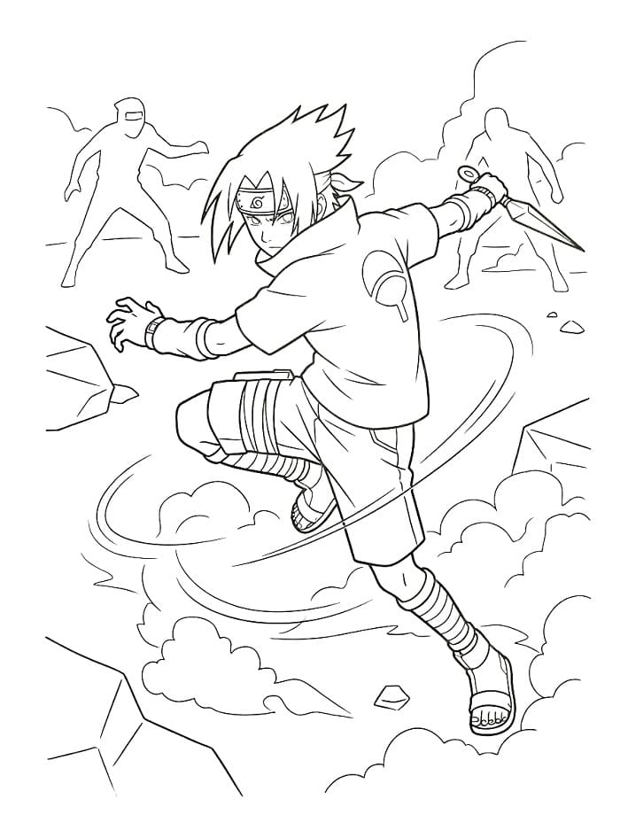 Sasuke Bedava Boyama Sayfası