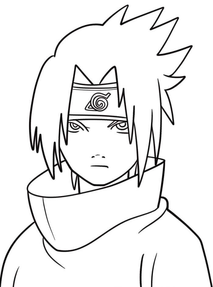 Sasuke Resmi Boyama Sayfası