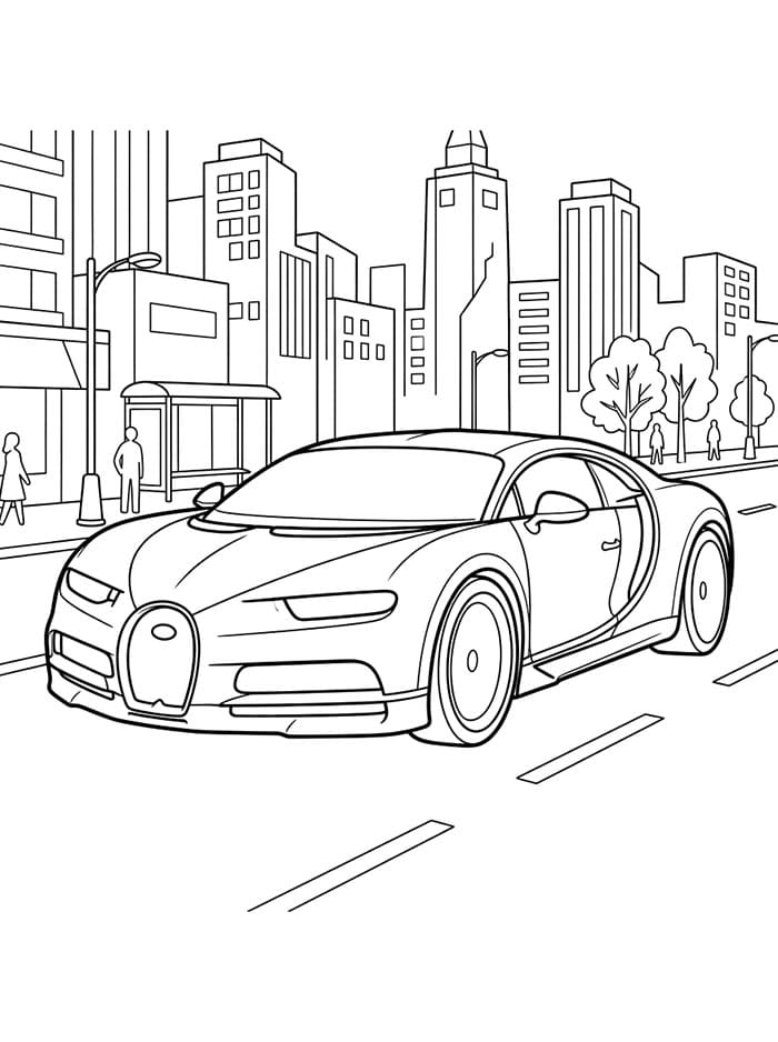 Temel Bugatti Boyama Sayfası