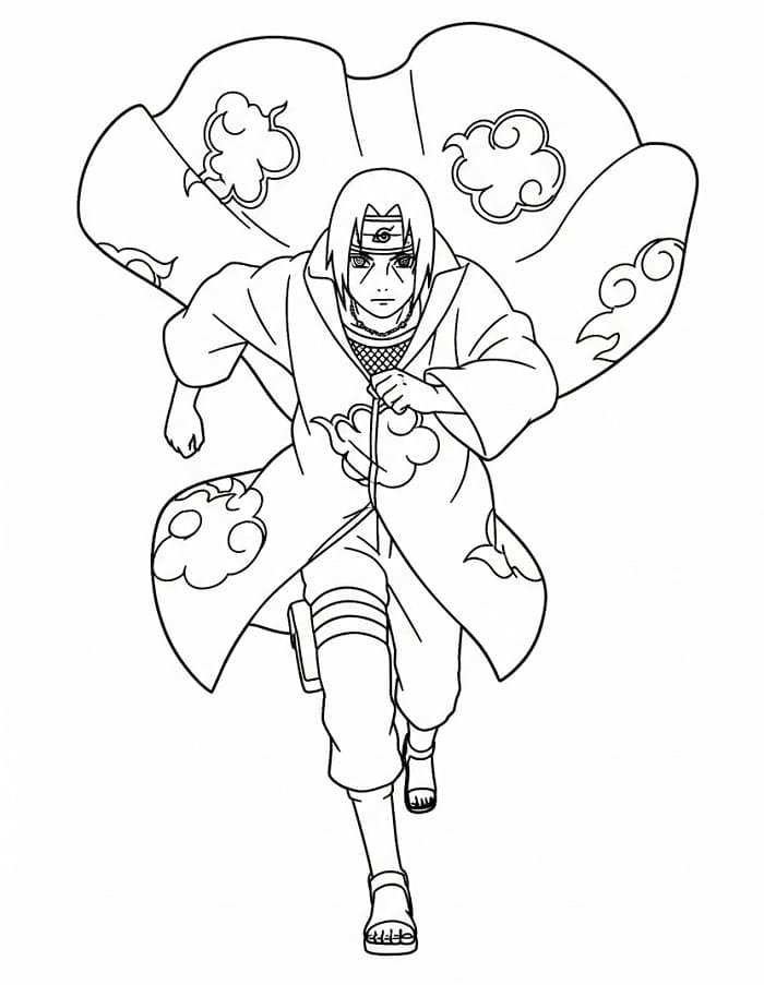 Temel Itachi Boyama Sayfası