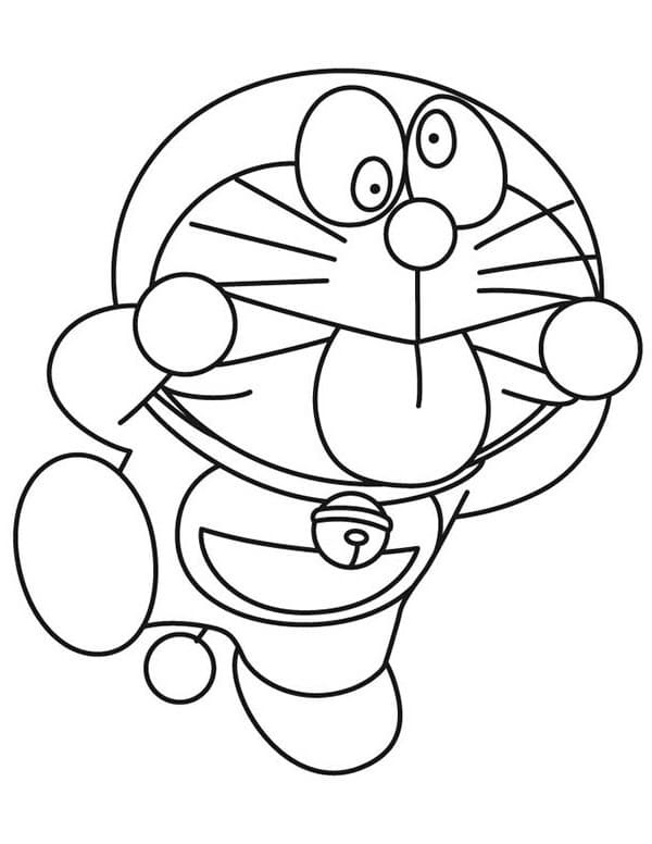 Ücretsiz Doraemon Yazdırılabilir Boyama Sayfası