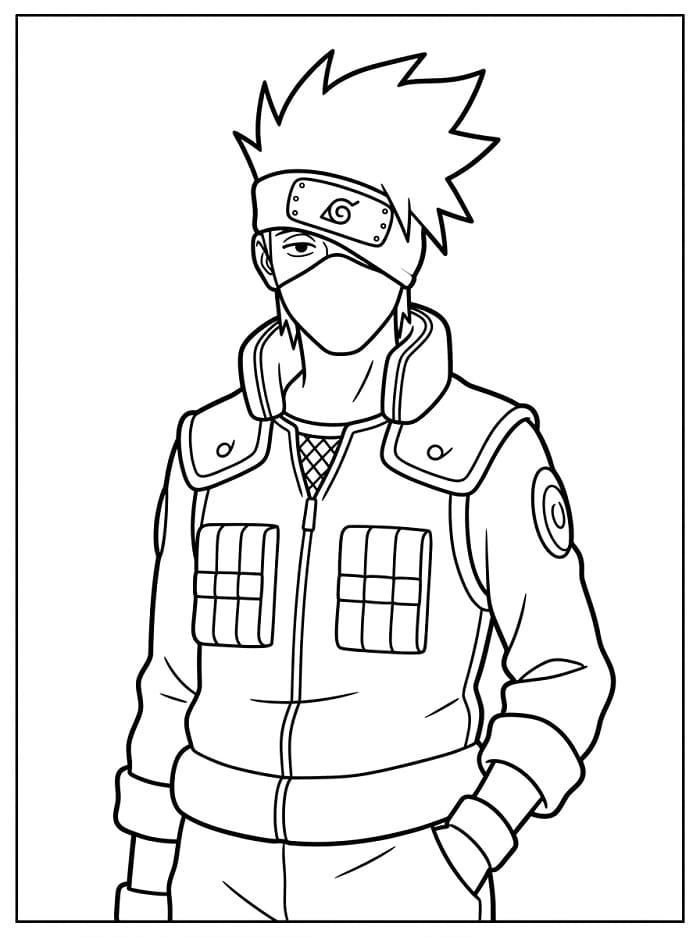 Ücretsiz Kakashi Boyama Sayfası