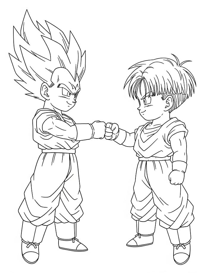 Vegeta Yazdırılabilir Resim Boyama Sayfası